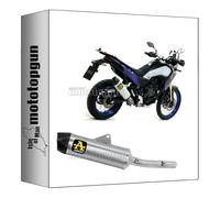 arrow 72626AK tubo de escape homologado indy-race aluminio fondo carby compatible con yamaha tenere 700 2021 2022 2023 mototopgun