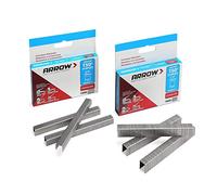 Arrow Fastener Juego de grapas de uso general, acero inoxidable, compatible con T50, 0.5 pulgadas y 1 cm
