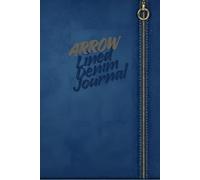 Arrow-Lined Denim Journal: A Stylish 6x9 Inch Notebook with Arrow-Tipped Lines and Margin - 116 Pages
