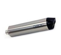 ARROW MAXI RACE-TECH APPROVED ALUMINIUM DARK SILENCER" KAWASAKI ER-6N/F '05 - VERSYS 650 '07 HOMOLOGATED ALUMINIUM DARK SILENCER
