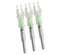 Arrow Nocks Cola iluminada LED, paquete de 3 for flechas con diámetro interior de 4,2 mm(4.2 green)