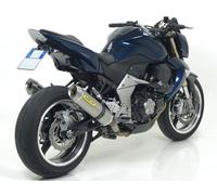 ARROW Par Terminales Tubo de Escape Street Thunder Alux Kit Kawasaki Z 1000
