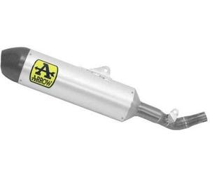 ARROW RACE-TECH TITANIUM SILENCER WITH CARBY END CAP HONDA CRF 450L '19 HOMOLOGATED RACE TECHTITANIUM SILENCER WITH CARBON END CAP AND WITH WELDED LINK PIE
