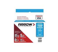Arrow T50 Grapas Acero Inoxidable 508SS 12mm (1.3cm) (Caja 1000) ARRT5012SS