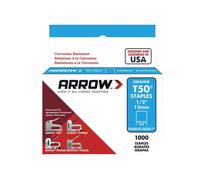 Arrow T50 Grapas Acero Inoxidable 508SS 12mm (1.3cm) (Caja 1000) ARRT5012SS