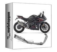 arrow tubo de escape completo homologado catalizado indy-race evo titanio fondo carby compatible con honda cbr 650 r 2024 2025 mototopgun 71999pk