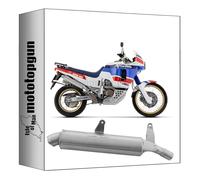 arrow tubo de escape homologado paris dacar nichrom compatible con honda xrv 650 africa twin 1988 1989 mototopgun 72643pd