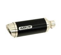ARROW Tubo de Escape Thunder Aluminio Negro Suzuki Svf 650 Gladius 2009-2015