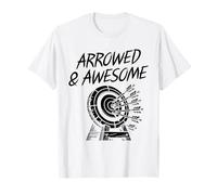 Arrowed & Awesome Archer Bow Arrow Tiro con arco Deportes Amante Camiseta