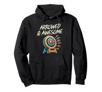 Arrowed & Awesome Archer Bow Arrow Tiro con arco Deportes Amante Sudadera con Capucha