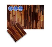 Arrowzoom 1 Panel de arte de pared de madera de estilo nórdico de Finlandia Deluxe Panel difusor de sonido acústico DIY Decoración de madera de reducción de ruido de estudio doméstico 30x30cm AZ1238