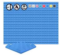 Arrowzoom 48 Panels acustico absorción sonido Pirámide 25x25x5cm Espuma acústica aislamiento acustico estudio de grabación Casas Estudios Azulejos Incombustibles Insonorizados AZ1034 AZUL