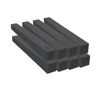 Arrowzoom 8 Bloque relleno bass trap trampas para bajos paneles acústicos 7.5x7.5x60cm Insonorización absorbente tratamiento acústico bajas frecuencias 60-300 hz estudio de grabación Negro 1160