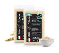 Arroz Apollo Aromático Italiano 2 x 1 kg - Alternativa Italiana al Basmati - Grano Largo y Fragante - Ideal para Poke, Bowls y Meal Prep - Sin Gluten - Cultivado en el Piemonte | 13 di Ilaria