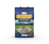 Arroz Basmati de Grano Largo - Auténtico Arroz de Pakistán del Punyab - Aroma Natural y Textura Esponjosa - Ideal para Cocina Asiática e India - Zainab - Formato Familiar 4,54 kg (10 lbs) - nexu