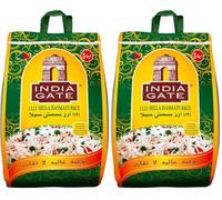 Arroz basmati, India Gate - 5 Kg (Paquete de 2)