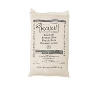 Arroz Basmati Partido Kajal 20 kg (2 x 10 kg) - Arroz partido premium de la India, aromático y esponjoso | Ideal para currys, salteados y guarniciones | Paquete a granel para familias, restaurantes