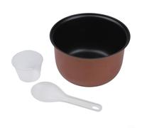 Arroz de aleación de aluminio para reemplazo de revestimiento de cocina con interior antiadherente y sistema de medición de volumen (2L)