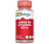 Arroz de Levadura Roja, 90 Cápsulas Veganas, Complemento de Alta Potencia, Verificado por Laboratorio, Solaray