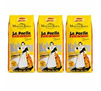 Arroz Gran Selección - Molino Roca - La Paella Valenciana - Envio 24h - 3 Sacos 1kg Mejor Arro z del Mundo - Albufera - El Arro.z usado por los grandes Chefs - Cosecha Privada (3 x Arroz G.S.)
