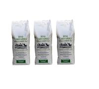 Arroz italiano integral Carnaroli, naturalmente sin gluten, rico en fibra, envasado en atmósfera protectora, paquete de 3 x 1 kg