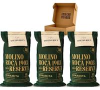 Arroz Molino Roca - Envio 24h - Mejor Arroz Bomba del Mundo- Albufera - Cosecha Privada - 3 Sacos Verdes 1kg (Dinamita Gran Reserva)
