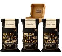 Arroz Molino Roca - Envio 24h - Mejor Arroz del Mundo- Albufera - 3 Sacos de 1 kg - Cosecha Privada (Carnaroli - Old Rice)