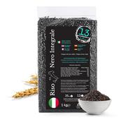 Arroz Negro Integral Italiano 1 kg - Sin Gluten, Rico en Fibra y Antioxidantes - Sabor Natural a Pan - Ideal para Risottos, Guarniciones y Ensaladas | 13 di Ilaria