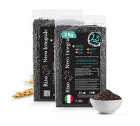Arroz Negro Integral Italiano 2 kg | Cultivado en Piemonte, Italia | Rico en Fibra, Sin Gluten - Alternativa Sabrosa para Recetas Creativas | 13 di Ilaria