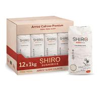 Arroz para sushi, Misori Sushi Rice, arroz de grano medio redondo, Shiro Arroz de Calrose, Ideal para onigiri, Donburi, Platos Japoneses Diarios, Cocina Japonesa, Contiene 12 unidades de 1 Kg