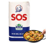 Arroz SOS Redondo, Arroz blanco, arroz de grano redondo, Arroceros desde 1903, Tiempo de cocción 13 minutos, el arroz que tienes de toda la vida en tu casa, Contiene 1 unidades de 1 Kg