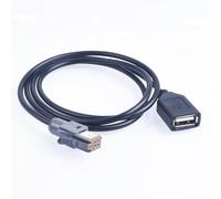 ARRPO Cable Adaptador estéreo Cable de Datos Entrada Audio Auxiliar for Coche, Conector Adaptador USB Suzuki y Subaru