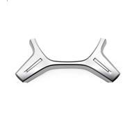 ARRPO Panel Exterior embellecedor de Cubierta del Volante del Coche, for Mercedes Benz, for CEM ML GL GLS G Class W204 W212 W166 W463 A0994640513 Fundas para Volante de Coche(Section B-Sliver)