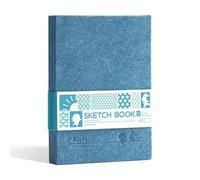 Arrtx Cuaderno de bocetos, A6, 60 hojas/120 páginas, 180 g/m²/90 libras, cuaderno de bocetos de tapa dura para artistas, papel de dibujo duradero sin ácidos para tinta, bolígrafo, grafito y lápiz de