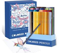 Arrtx Serie Premium de 72 lápices de colores, minas de núcleo suave con resistencia a la luz y pigmentos altamente saturados para adultos, profesionales y principiantes nuevo