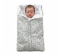 Arrullo o Saco para Capazo Universal Bebé - Cálido y Suave, Ideal para Invierno y Entretiempo, Compatible - Jané - Inglesina -Bugaboo -Maxi Cosi (Diente de león, 0-6 Meses, Entretiempo)