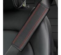ARRYEDCN 2 Piezas Protectores Cinturon de Seguridad, para Seat Leon FR Ibiza Cupra ateca Altea Ateca Protector Cinturon Coche Protegen Hombro Cuello Accesorios,C