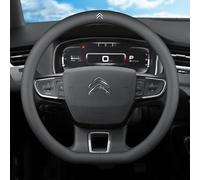 ARRYEDCN Coche Funda Volante, para Citroen C4 Grand Picasso 2006 2007 2008 2009 2010 Durabilidad Seguridad Antideslizante Suave Transpirable Funda Protectora del Volante 37-38cm,D