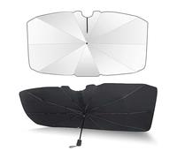 ARRYEDCN Parasol Paraguas Coche, para FIAT 500/500C/500E/Abarth 500 2007-2022 2023 2024 con Anti UV Rayos Parasol para Parabrisas de Coche Parasol Delantero del Coche Aislamiento Térmico