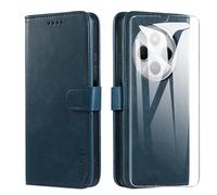 ARRYNN Funda Xiaomi Redmi 14C / Redmi A4 4G (6.88") con Cristal Templado Protector de Pantalla,Premium PU Funda de Cuero Cover - Azul