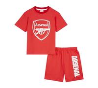 Arsenal F.C. Conjunto de pijama para niños, camiseta y pantalones cortos, regalos de la AFC para niños, rosso, 9-10 años