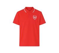 Arsenal F.C. Polo con punta - Polo oficial del Arsenal Football Crest para adulto, rosso, XL