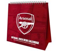 ARSENAL FC 2026 POSTCARD DESK EASEL CALENDAR