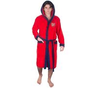 Arsenal FC - Batín con forro polar y capucha para hombre - Producto oficial - Rojo - 2XL