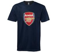 Arsenal FC - Camiseta Oficial para Hombre - con el Escudo del Club - Azul - Large