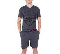 Arsenal FC - Pijama Corto para Hombre - Producto Oficial - Gris - M