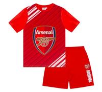 Arsenal FC - Pijama Corto para niño - Producto Oficial - Rojo - Escudo - 12-13 años