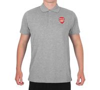 Arsenal FC - Polo Oficial para Hombre - con el Escudo del Club - Gris - XL