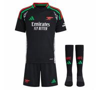 Arsenal London FC Adidas Mini Kit Trikot Set Negro Nuevo Para Niños