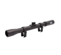 Arsenic Argon Visor Telescópico 4x20, Retícula 30/30, Construcción Polímero y Metal, Sellado con Nitrógeno, 96g, con Anillas de Montaje, para Airsoft